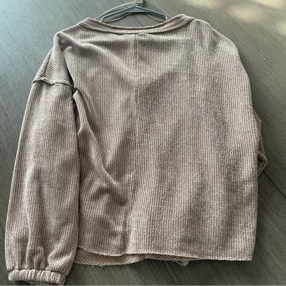 Kirious Tan Corduroy Blouse - Picture 3 of 3